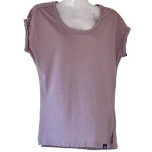 The North Face Flash Dry Tee Oversized Lilac Color Scoop Neck Cap Sleeve  XS